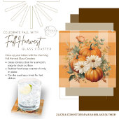 Herfst Oogst Glas Onderzetter