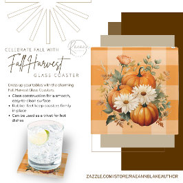 Herfst Oogst Glas Onderzetter