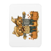 Herfst Oogst Goldendoodle Honden Magneet (Verticaal)