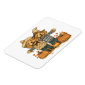 Herfst Oogst Goldendoodle Honden Magneet (Linkerzijde)