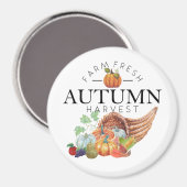 Herfst oogst hoorn des overvloeds magneet (Voorkant / Achterkant)