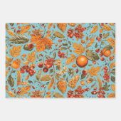 Herfst Oogst Inpakpapier Set Vel (Voorkant 3)