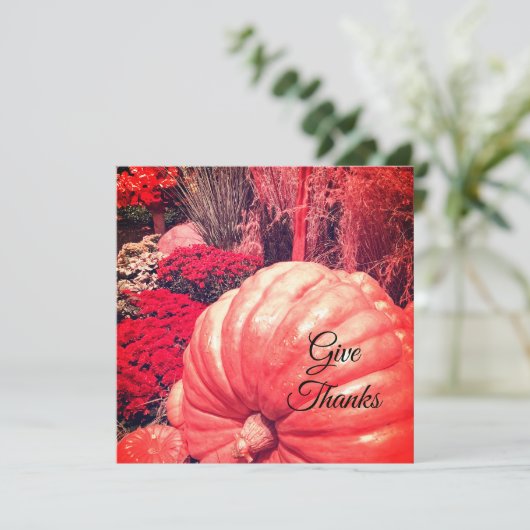 Herfst Oogst Kaart (Staand voorkant)