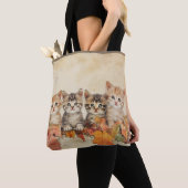 Herfst Oogst Katten Tote Bag (Dichtbij)