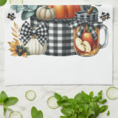 Herfst Oogst Keukenhanddoek (Gevouwen)