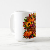 Herfst Oogst Mand Koffiemok (Voorkant links)