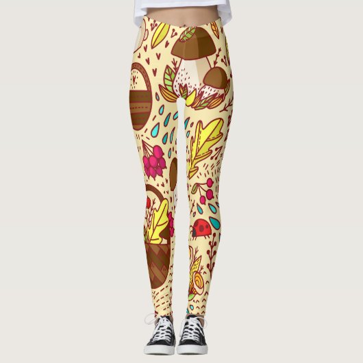 Herfst Oogst: Mand van Natuur Best Leggings (Voorkant)