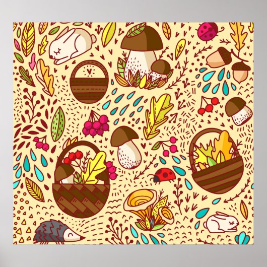 Herfst Oogst: Mand van Natuur Best Poster (Voorkant)