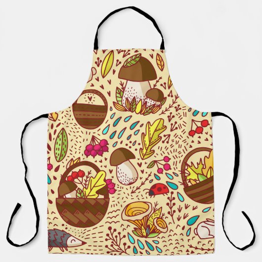 Herfst Oogst: Mand van Natuur Best Schort (Voorkant)