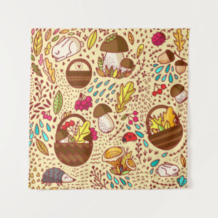 Herfst Oogst: Mand van Natuur Best Wandkleed