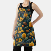 Herfst Oogst met Bladeren, Eikels en Denneappels Schort (Insitu)