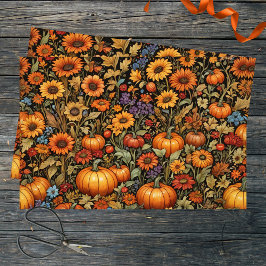 Herfst Oogst met Levendige Herfstkleuren Tissuepapier