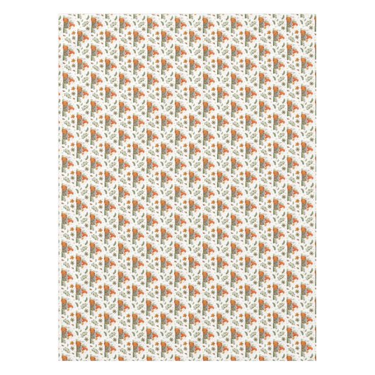 Herfst Oogst met Thanksgiving Tablecloth van Gnome Tafelkleed (Voorkant)