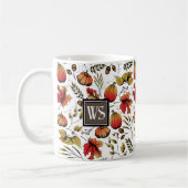 Herfst Oogst Monogram Pompoen Mok (Links)