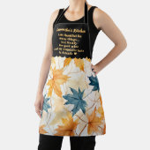 Herfst Oogst Oranje Foliage Quote Gepersonaliseerd Schort (Insitu)