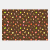 Herfst Oogst Patroon Inpakpapier Vel (Voorkant 2)