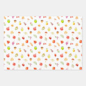 Herfst Oogst Patroon Inpakpapier Vel (Voorkant)