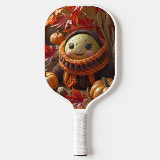Herfst Oogst Pickleball – Gezellige Hof Vibes Paddle (Voorkant)