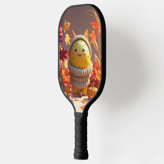 Herfst Oogst Pickleball – Gezellige Hof Vibes Pickleball Paddle (Links)