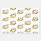 Herfst Oogst Pompoen Vrachtwagen  Herfst Inpakpapier Vel (Voorkant)