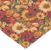 Herfst Oogst Pompoenen & Bloemen Tafelloper (Hoek)