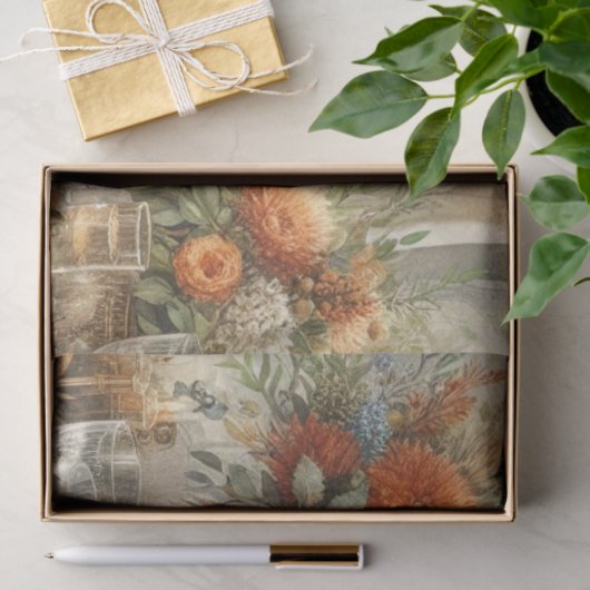 Herfst Oogst Pompoenen Decoupage Tissuepapier (Geschenk)