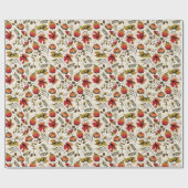 Herfst Oogst Pompoenen, eikels & Herfst Foliage Cadeaupapier (Vlak)