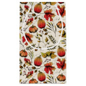 Herfst Oogst Pompoenen, eikels & Herfst Foliage Klein Cadeauzakje (Achterkant)