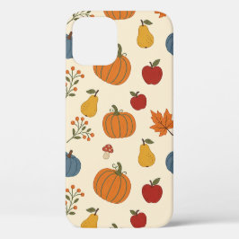 Herfst Oogst Pompoenen Fruit Patroon Hoesje