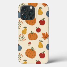 Herfst Oogst Pompoenen Fruit Patroon Hoesje
