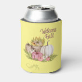 Herfst oogst pompoenen kan Cozie koeler (Blikje Achterkant)