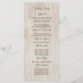 Herfst Oogst Pompoenen Zonnebloemen Trouwprogramma Programmakaart (Achterkant)