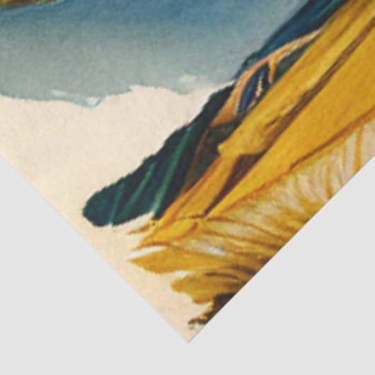 Herfst Oogst Prairie Goud Weefselpapier Tissuepapier (Detail)