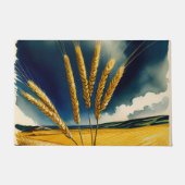 Herfst Oogst Prairie Gouden Deur Mat (Voorkant)