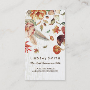 Herfst Oogst Producten Landelijk Boerderij Winkel Visitekaartje