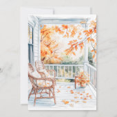 Herfst Oogst Thanksgiving Dinerfeest Kaart (Achterkant)