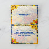 HERFST OOGST ~ THANKSGIVING KAART (Binnen)