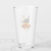 Herfst Oogst / Thanksgiving Kalkoen Pint  Glas (Achterkant)