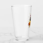 Herfst Oogst / Thanksgiving Kalkoen Pint  Glas (Rechts)