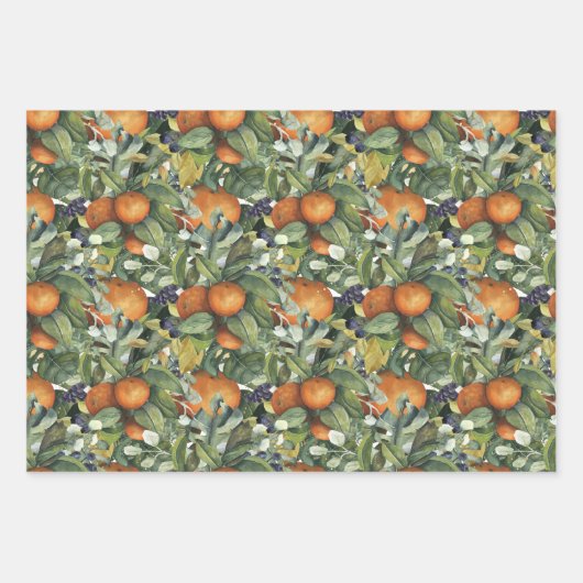 Herfst oogst thema inpakpapier vel (Voorkant)
