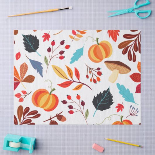 herfst oogst tissuepapier (Craft)