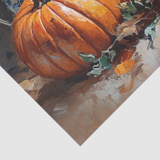 Herfst Oogst Turkije Feest Decoupage Tissuepapier (Detail)