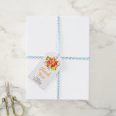 Herfst Oogst Verjaardag Bedankt Cadeaulabel (Met Touw)