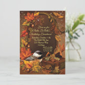 Herfst Oogst Verjaardagsfeest Uitnodigingen (Staand voorkant)