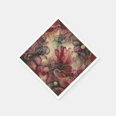 Herfst Oogst Wijn Alcohol Inkt Decoupage Papier Servet (Hoek)