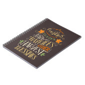 Herfst & oogst zegeningen notitieboek (Linkerzijde)