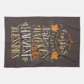 Herfst & oogst zegeningen theedoek (Horizontaal)