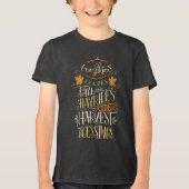 Herfst & oogst zegeningen Tri-Blend shirt (Voorkant)