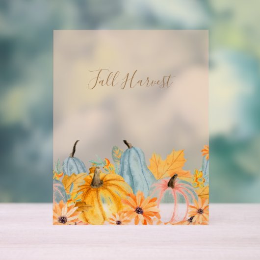 HERFST OOGSTFEEST ACRYL BORD (Neutraal)