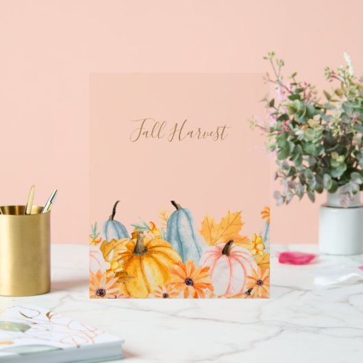 HERFST OOGSTFEEST ACRYL BORD (Huwelijk)